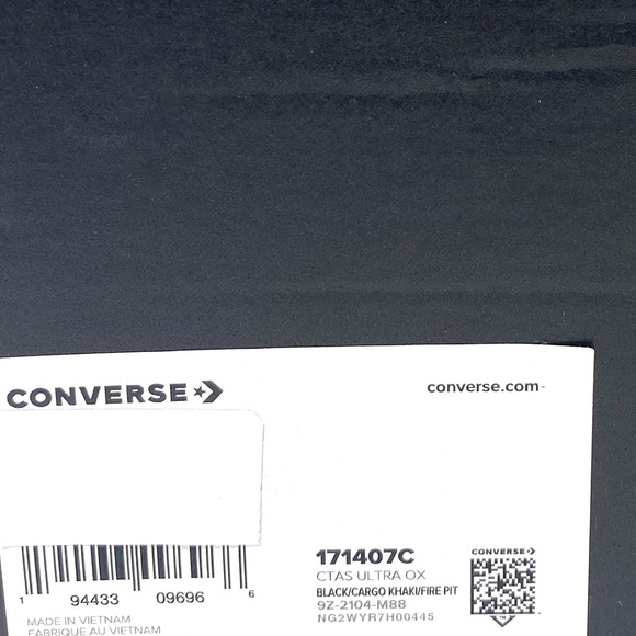 💖MEGA SALE💖Converse Chuck Taylor AS Ultra OX Black Leather Women’s 171407C - Picture 7 of 8